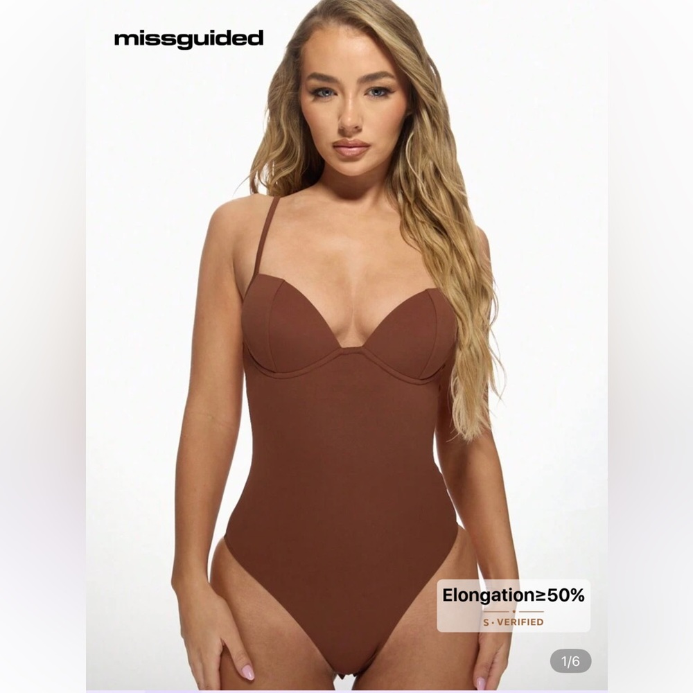SHEIN brown body suit